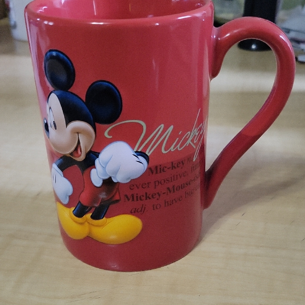 Disney Mickey Mouse Red Mug